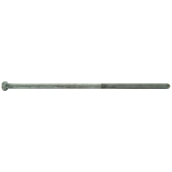 Midwest Fastener 1/2"-13 Hex Head Cap Screw, Hot Dipped Galvanized Steel, 14 in L, 25 PK 05415